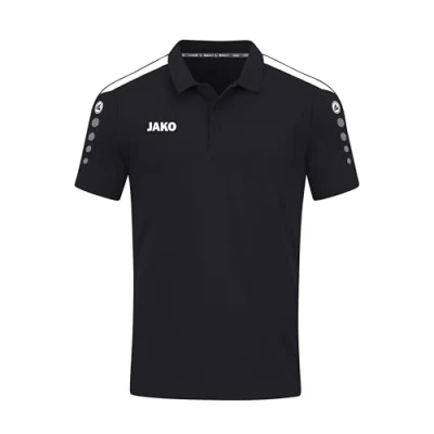 Abbildung von JAKO Power Poloshirt, Herren, Größe: XXL, Schwarz