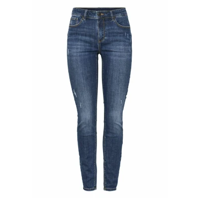 Abbildung von Vero Moda Curve Jeans Slim Fit, Damen, Größe: 50x32, Dark blue denim
