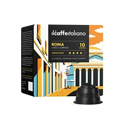 Abbildung von Il Caffè Italiano Kaffeekapseln Kompatibel Dolce Gusto Roma 96 Stk Mit Reichem und Intensivem Aroma Nescafe Kapseln Frhome