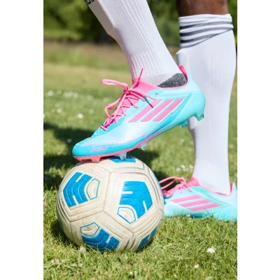 Abbildung von adidas Performance Messi F50 Elite Fußballschuh Nocken, Herren, Größe: 39 1/3, Flash aqua/lucid pink/lucid cyan Schuhe
