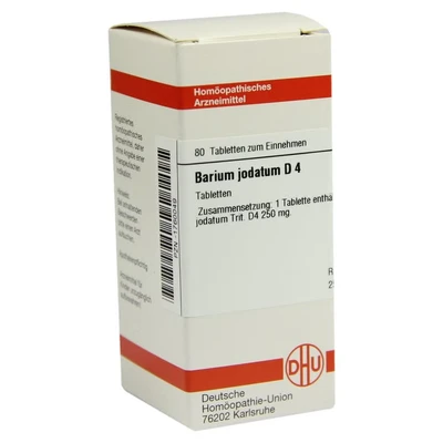 Abbildung von Barium Jodatum D 4 Tabletten 80 St