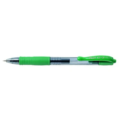 Abbildung von PILOT G2 Gelschreiber grün/transparent 0,4 mm Schreibfarbe: grün