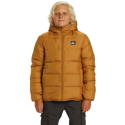 Abbildung von Quiksilver Scaly Reversible Youth Winterjacke für Kinder, Größe: 176, Light brown