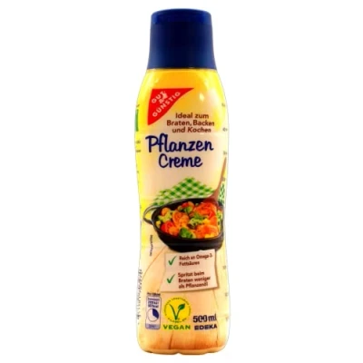 Abbildung von Gut &amp; Günstig Pflanzencreme vegan, 12er Pack (12 x 500ml)