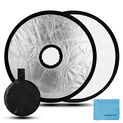 Abbildung von Fotover Fotografie Studio Beleuchtung Reflektor Faltbare Soft Diffusor Scheibe Panel mit Handgriff und Tragetasche (12inch)