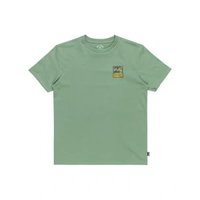 Abbildung von Billabong Stamp Unisex Tshirt print für Kinder, Größe: 123 128, Moss