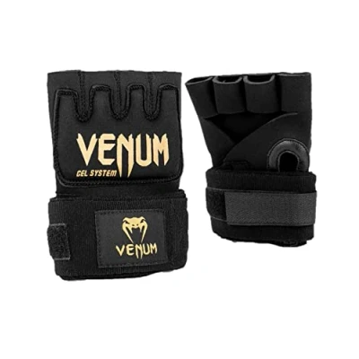 Abbildung von Venum, Kontact Gel Handschuh Wraps, Herren, XS, Schwarz/Gold