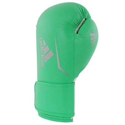 Abbildung von adidas Erwachsene Speed 100 grün/Silber Boxhandschuhe, 8 oz