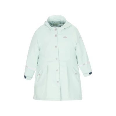 Abbildung von SCHMUDDELWEDDA Regenmantel aus recyceltem Polyester 128 / Pastellminze 100% (recycelt)