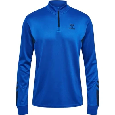 Abbildung von Hummel Active HALF ZIP Sweatshirt, Herren, Größe: Large, Princess blue