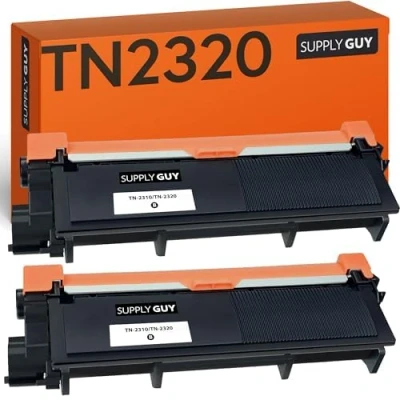 Abbildung von Supply Guy 2 Toner kompatibel mit Brother TN 2320 für HL L2300D L2340DW L2360DN L2365DW DCP L2500D L2520DW L2540DN L2560DW MFC L2700DN L2700DW L2720DW L2740DW