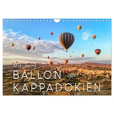 Abbildung von Mit dem Ballon über Kappadokien (Wandkalender 2025 DIN A4 quer), CALVENDO Monatskalender