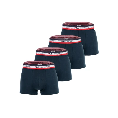 Abbildung von Fila 4ER PACK Logobund Panties, Herren, Größe: XXL, Blau