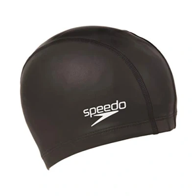 Abbildung von Speedo Unisex Erwachsene Ultra Pace Cap Swimming Schwimmkappe, Schwarz(blk), Einheitsgröße