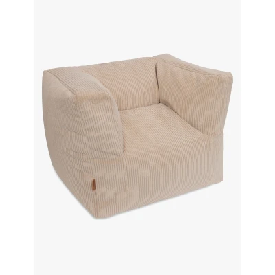 Abbildung von Jollein Kindersessel Corduroy, Natural 1 bis 4 Jahre Für Jungen und Mädchen Sitzsack Kinder
