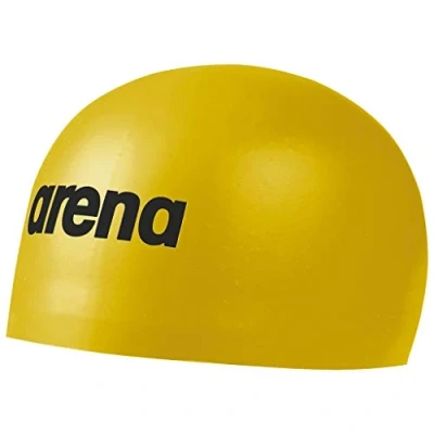 Abbildung von Arena Unisex Erwachsene 3D Soft Badekappen, Yellow, M