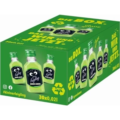 Abbildung von Kleiner Feigling Green Lemon Special Edition 30 x 0,02l PET Marken Spirituose Premium Likör