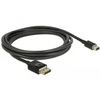 Abbildung von DELOCK Displayport Kab. miniDP St &gt; DP 8K 60Hz 2.00m schw