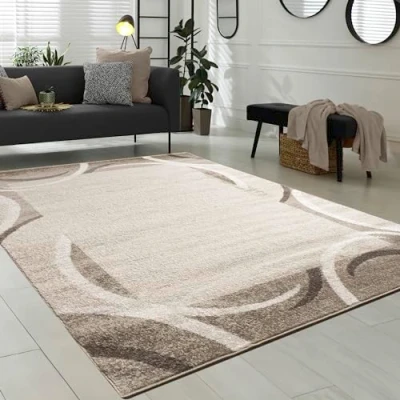 Abbildung von Paco Home Teppich &quot;Sinai 059&quot;, rechteckig, Kurzflor, modernes Design, mit Bordüre