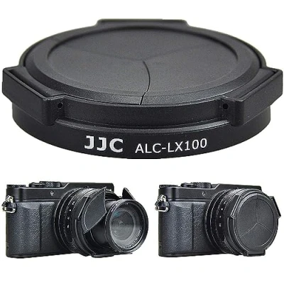 Abbildung von JJC Spezial Automatik Objektivdeckel für Panasonic DC LX100II, Lumix DMC LX100, Leica D Lux (Typ 109), 7, 8 Kamera