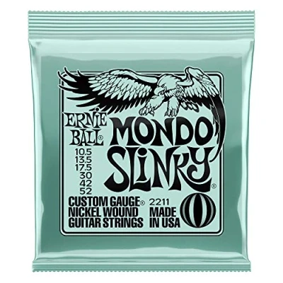 Abbildung von Ernie Ball Mondo Slinky Nickelwound E Gitarrensaiten, Stärke 10.5 52