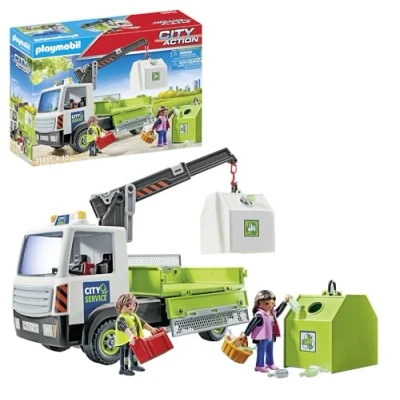 Abbildung von Playmobil 71431 City Life Altglas LKW mit Container
