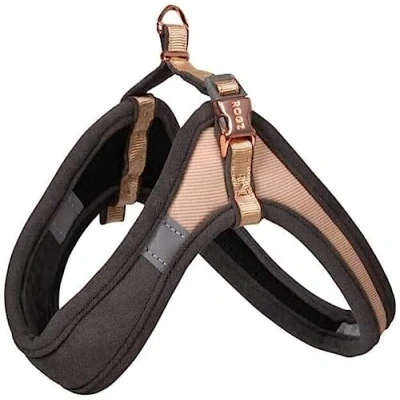 Abbildung von Rogz Urban Fast Fit Geschirr Gold&amp;Grau&amp;Ros Hundegeschirr S...