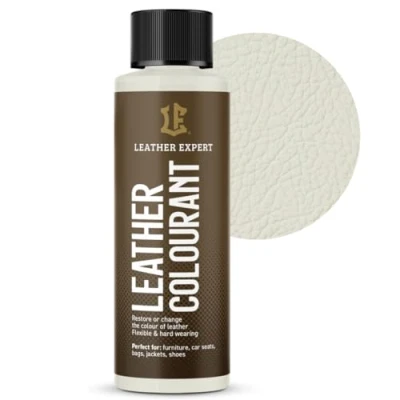 Abbildung von Sehr Deckend Wasser Lederfarbe Elfenbein 50 ml Leather Paint für Natur und ÖkoLeder Dye Ohne Alkohol alle Lederaccessoires Reißt oder Blättert Nicht ab