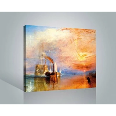 Abbildung von 1art1 Joseph William Turner Poster Die Kämpfende Temeraire, 1839 Bilder Leinwand Bild Auf Keilrahmen XXL Wandbild Kunstdruck Als Leinwandbild 50x40 cm
