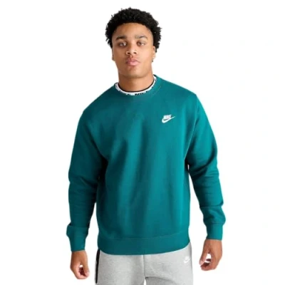 Abbildung von Nike BV2662 381 M NSW Club CRW BB Sweatshirt Herren GEODE Teal/White Größe 3XL