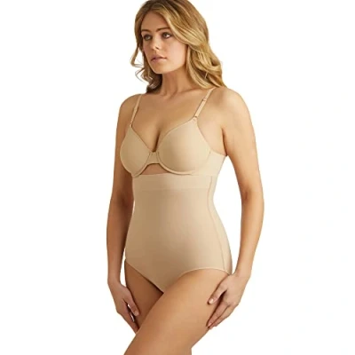 Abbildung von Miss Perfect TC Shapewear Damen Hoher Slip Sleek Essentials High Waist Brief (S XXL), Farbe:Haut (SK), Größe:M
