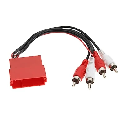 Abbildung von eMagTech Audio Aktiv Adapter Kabel Auto Ersatzkabel Kompatibel mit Audi A2/ A3/ A4/ A6/ A8/ TT System Autozubehör