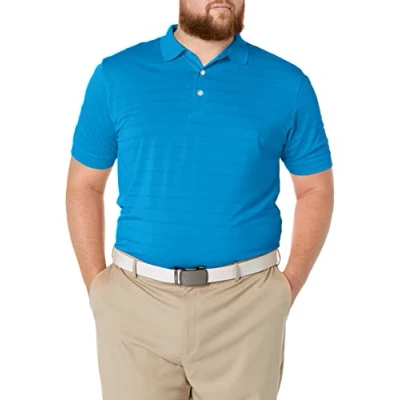 Abbildung von Callaway Herren Opti dri Performance Golf Poloshirt, kurzärmelig, S 4 x groß und hoch Golfhemd, Mittelblau, L
