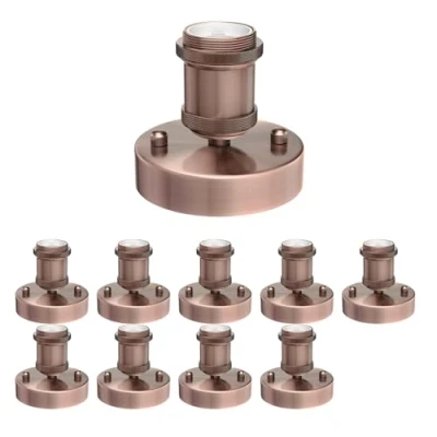 Abbildung von ledscom.de 10 Stück Deckenleuchte/Lampenfassung RETRA, bronze matt, 1x E27 max. 60W