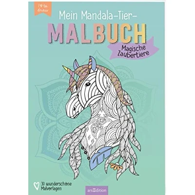 Abbildung von Mein Mandala Tier Malbuch Magische Zaubertiere: Zum Ausmalen und Entspannen