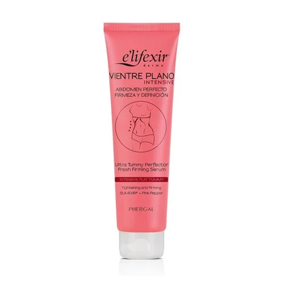 Abbildung von E&#039;LIFEXIR Vientre Plano Intensive Definiert das Volumen, Entwässert und Tonisiert den Bauch Straffende Creme Enthält SLIMEXIR, ROSA PFEFFER Koffein Für Männer Frauen 150 ml