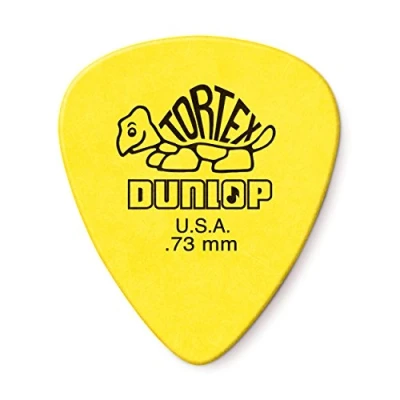 Abbildung von DUNLOP Tortex Standard 0.73 mm gelb, Packung mit 24 Plektren (418F073)