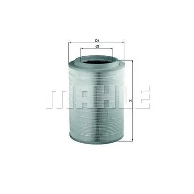Abbildung von MAHLE ORIGINAL LX 2082 Luftfilter 461,0 313,5 Filtereinsatz IVECO: Stralis