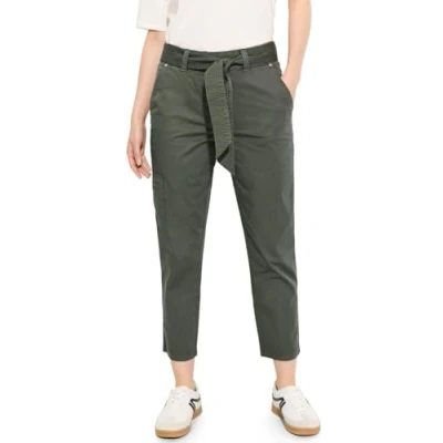 Abbildung von Cecil Touch MIT GÜRTEL Stoffhose, Damen, Größe: Large, Grün
