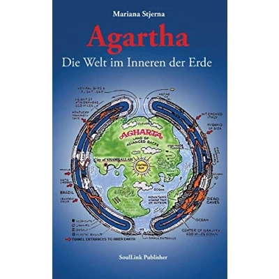 Abbildung von Agartha, Die Welt im Inneren der Erde