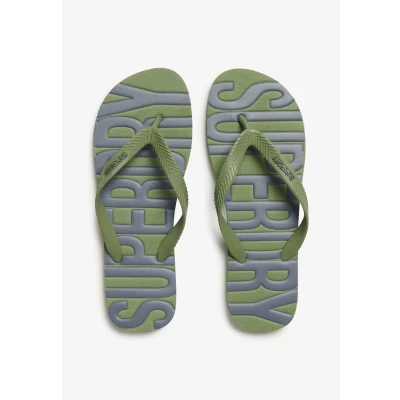 Abbildung von Superdry Zehentrenner, Herren, Größe: 42/43, Olive khaki Gummi/textil