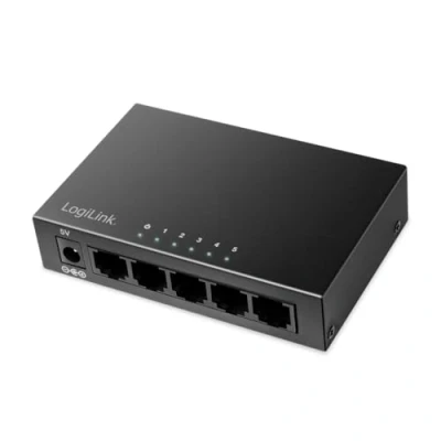 Abbildung von LogiLink 5 Port Gigabit Desktop Netzwerk Switch, Metallgehäuse