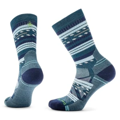 Abbildung von Smartwool HIKE Light Cushion Margarita CREW Sportsocken, Damen, Größe: 42 45, Deep navy