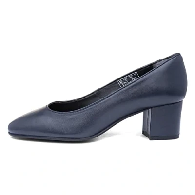 Abbildung von Hush Puppies Damen Anna Absatzschuhe mit geschlossenem Zehenbereich, Blau Marineblau, 41.5 EU
