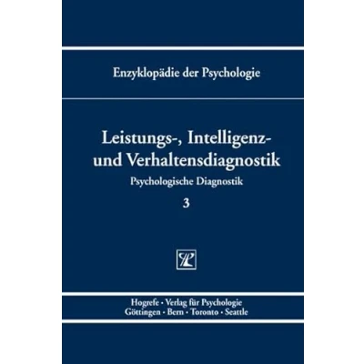 Abbildung von Leistungs , Intelligenz und Verhaltensdiagnostik (Enzyklopädie der Psychologie)