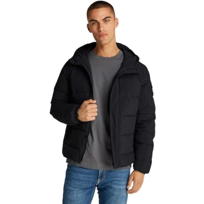 Abbildung von Calvin Klein Jeans Outdoorjacke &quot;ESSENTIAL LW PADDED JACKET&quot;, mit Kapuze, Logopatch