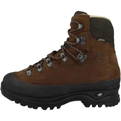 Abbildung von Hanwag Alaska Lady GTX Damen Trekkingschuhe (Dunkelbraun 6,5 UK, 40 EU) Typ BC (Stabile Bergstiefel) Wanderschuhe