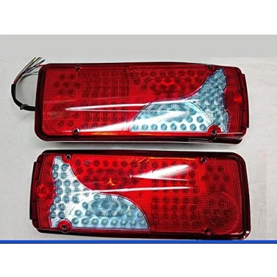 Abbildung von 2 x 12 V LED Rückleuchten für LKW, Anhänger, Chassis, Wohnwagen, Bus.