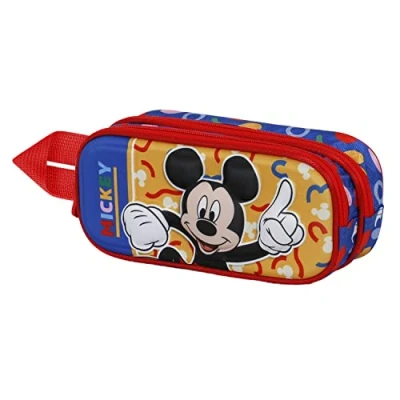 Abbildung von Micky Maus Oh Boy 3D Doppelfedermäppchen, Rot