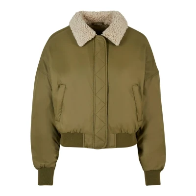 Abbildung von Urban Classics Pilot Übergangsjacke, Damen, Größe: Large, Tiniolive sand